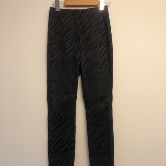 Rag & Bone Black Simone Zebra Print Pant, Size 0 - Picture 6 of 12